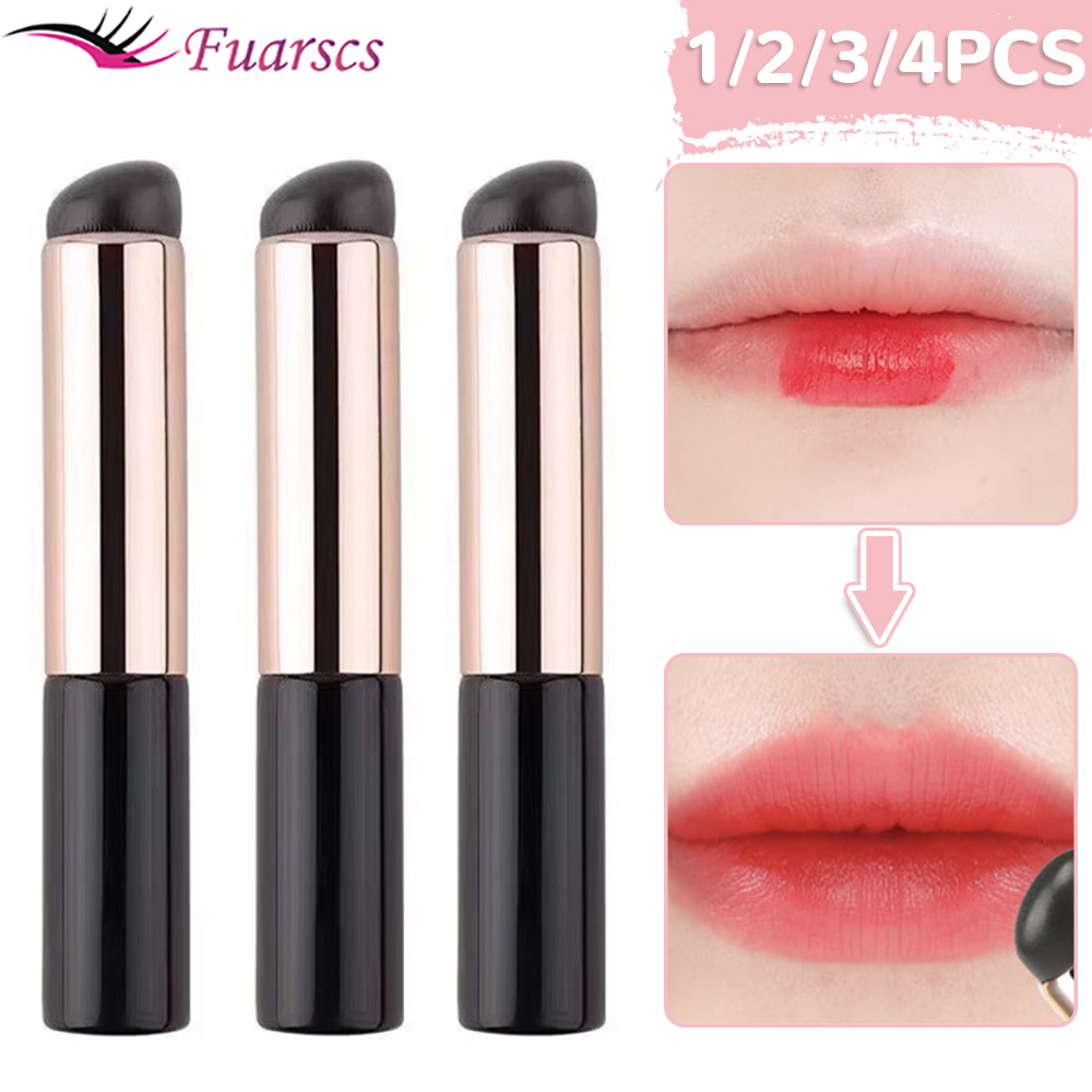 Best of Silicone Lip Brush Angled Concealer Makeup Brush Tool Portable Round Head Like Fingertips Q Soft Lipstick Brush Concealer Brush Reviews & Tips