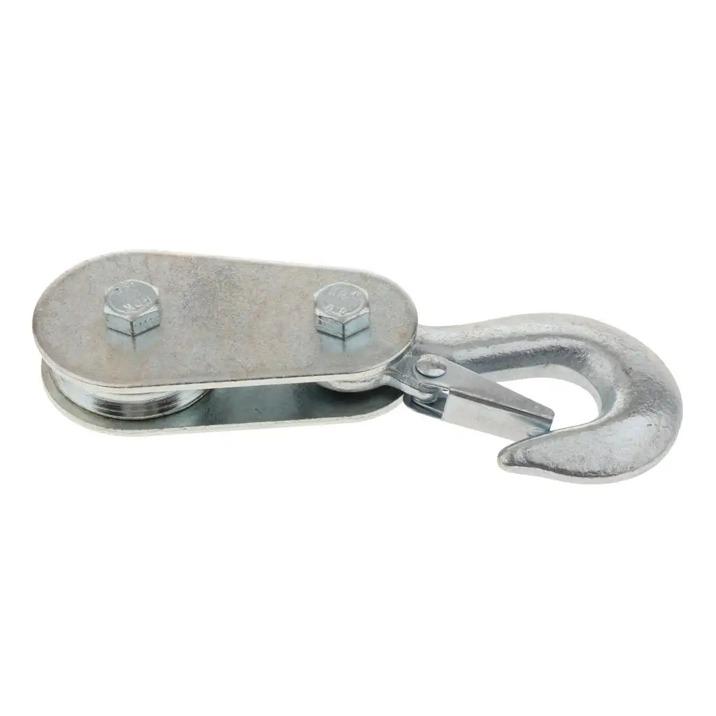 Commercial Reliability Hook Snatch Block with Swivel Hook,2T Load Capacity
