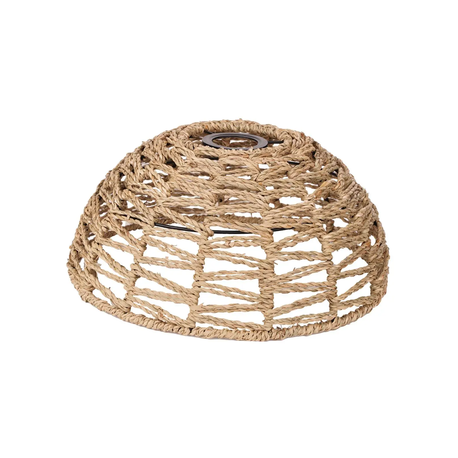 Rope Woven Lampshade Dustproof Accessories Decor Elegant Light Fixture Lamp Shade for Kitchen Bedroom Dining Table Home