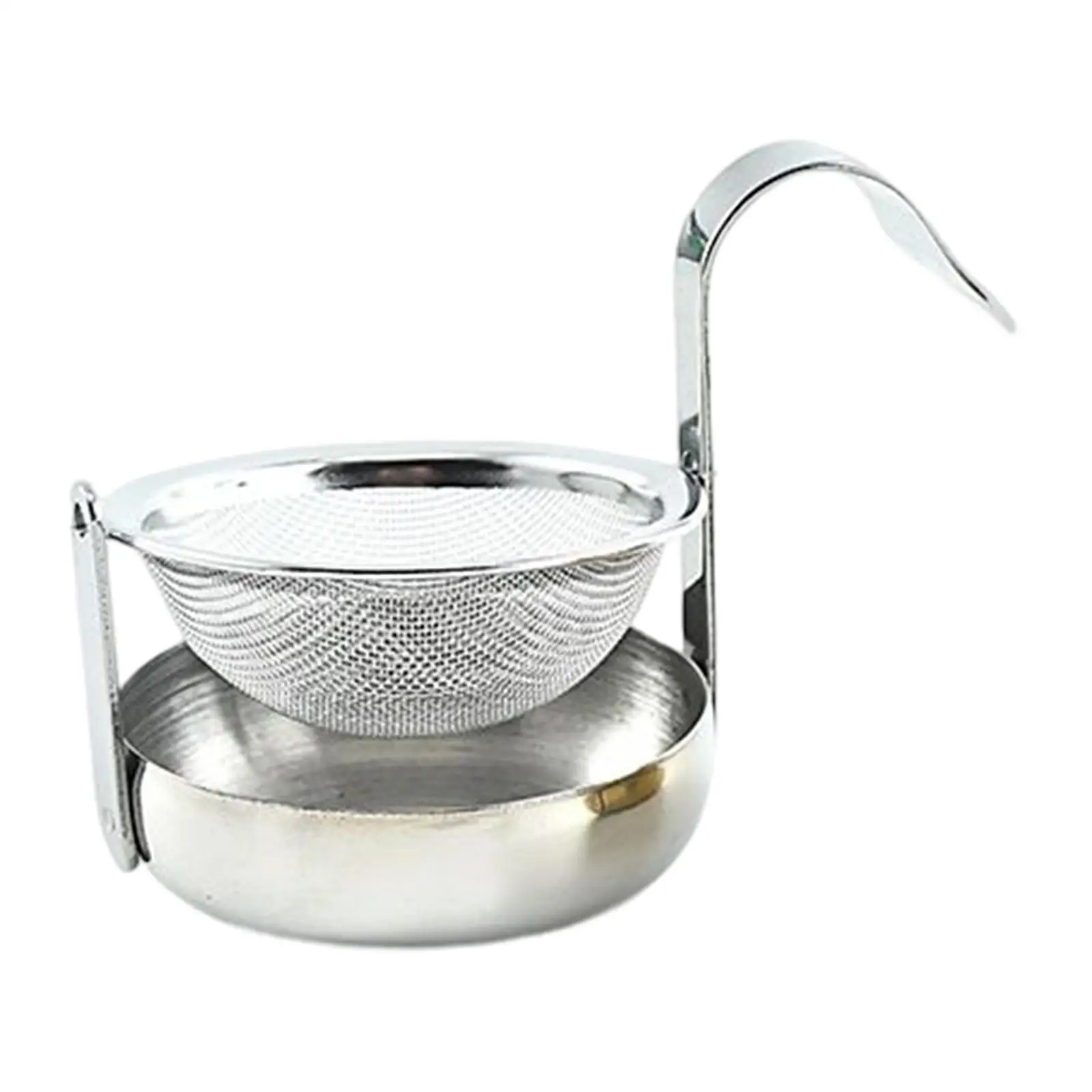 360 Rotatable Tea Strainer 304 Stainless Steel Reusable Fine Mesh Tea Accessories Tea Filter for Party Cafe Home Bar Kitchen