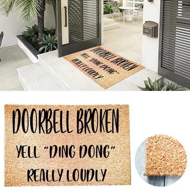 Full Brown Mats for Front Door Outdoor Entry Welcome Ish Doormat Non Slip  Mat for Home Indoor Farmhouse Funny Kitchen Rugs Patio - AliExpress