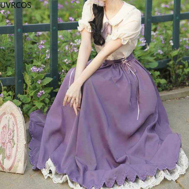 19th Hand Quilted Petticoat Skirt Purple – makky