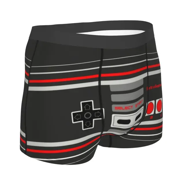 Novelty Retro Gamer Boxers Shorts Underpants Men's Comfortable Video Game  Gaming Controller Briefs Underwear - Boxers - AliExpress