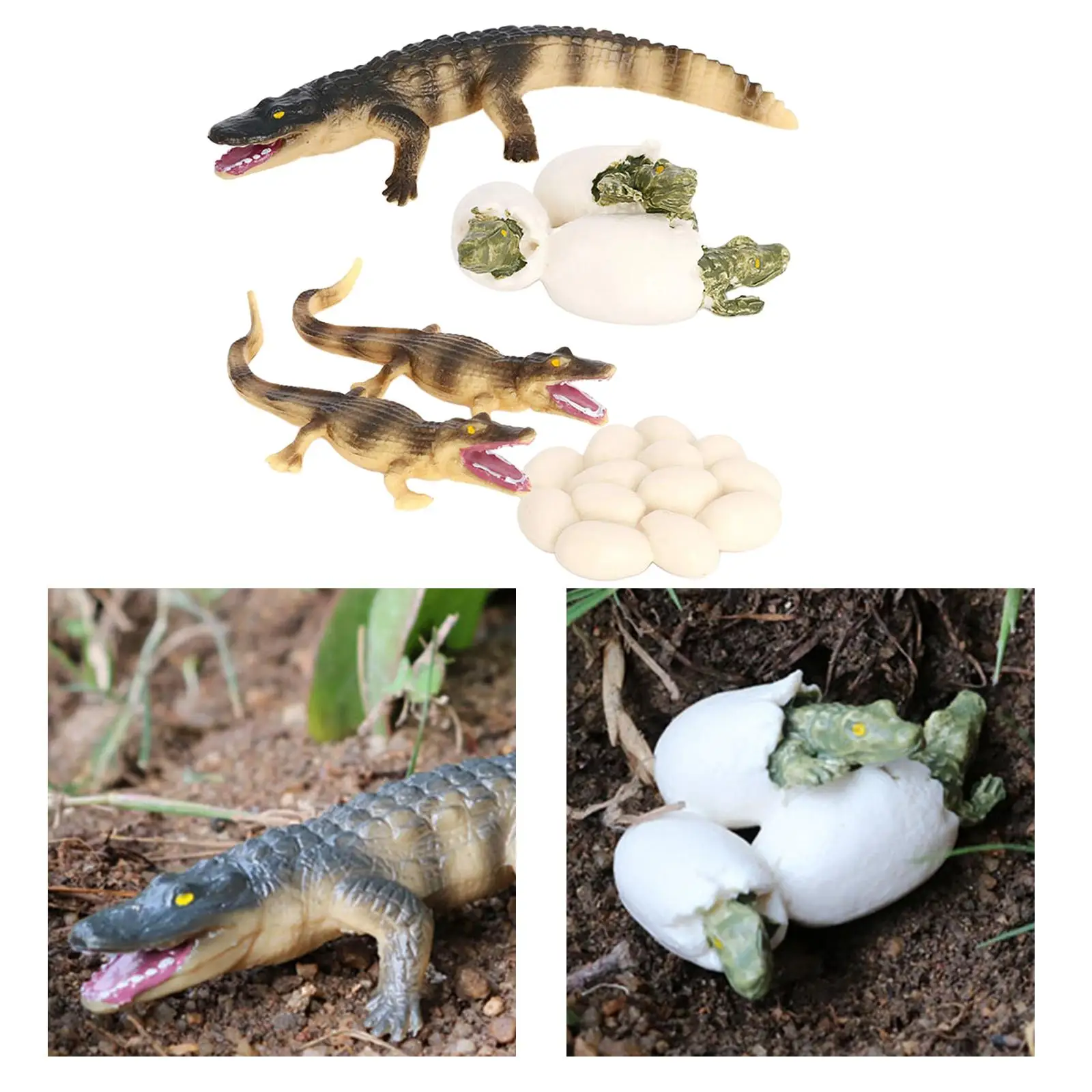 Assorted Plastic Insects Crocodile Bugs Figures Model Kids Educational Toys