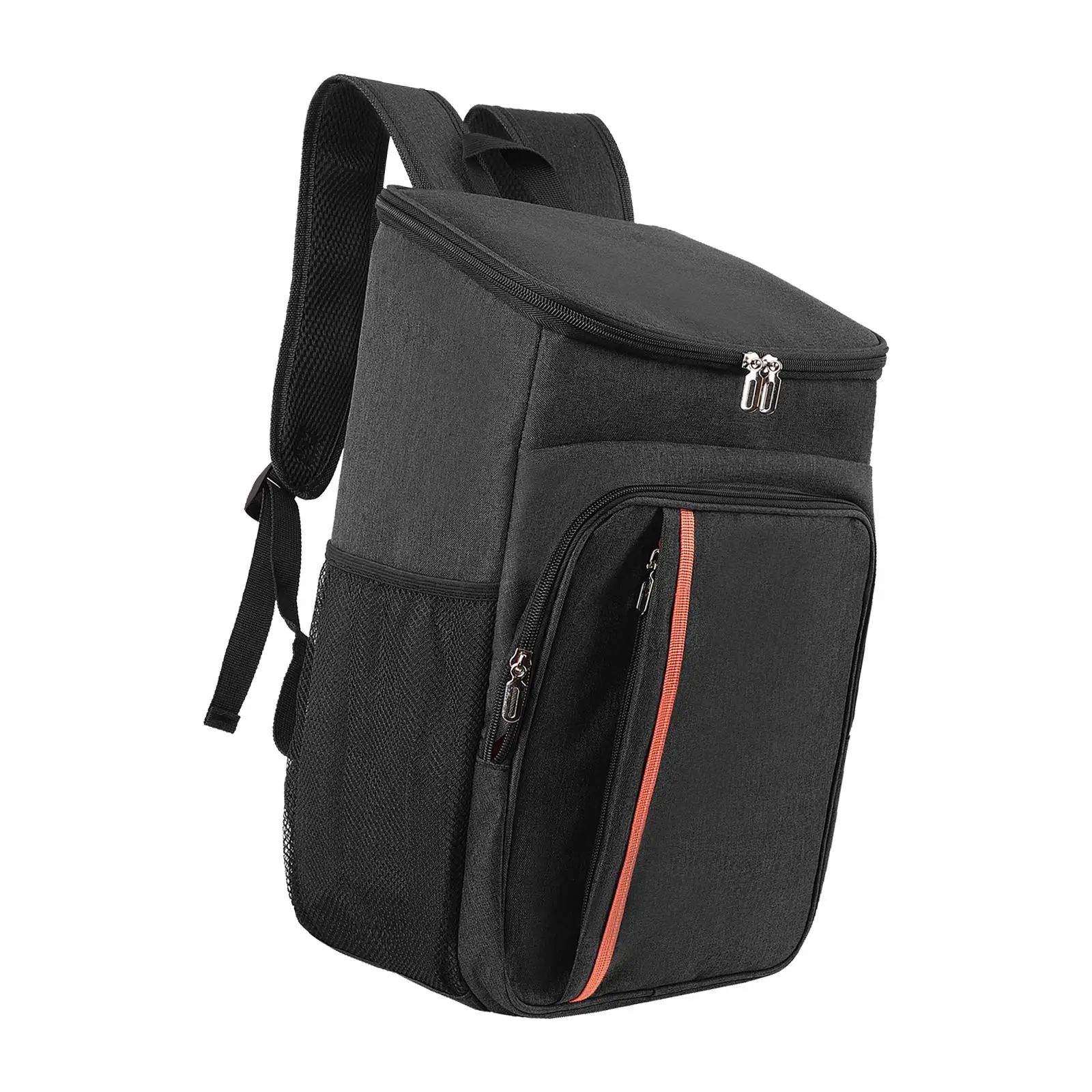 Lunch Backpack Picnic Storage Bag with Side Pockets Outdoor Picnic Bag for Food Beverage Men Women Work Travel Picnics Hiking