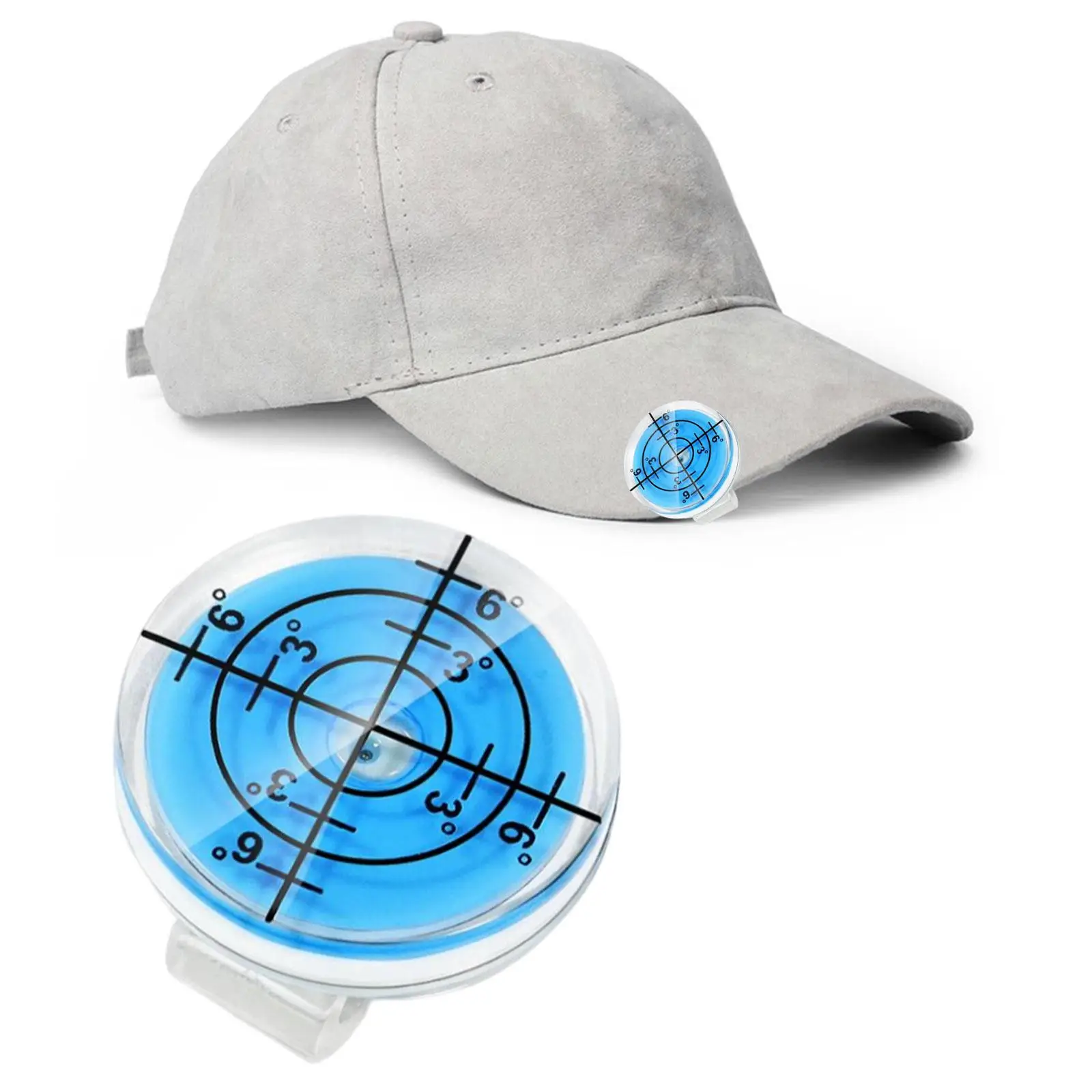 Golf Ball Marker Golf Hat Clip Putting Aid Men Women Golf Ball Mark Compact for