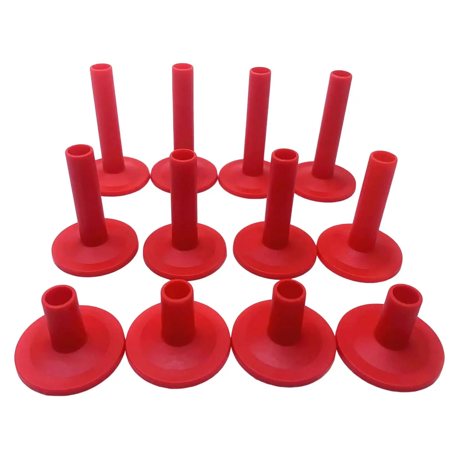 12 Pcs Durable Cymbal Sleeves Long Medium Short Flanged Drum Percussion Accessories Flexible Casing Pipe Tool for Shelf Drum Kit
