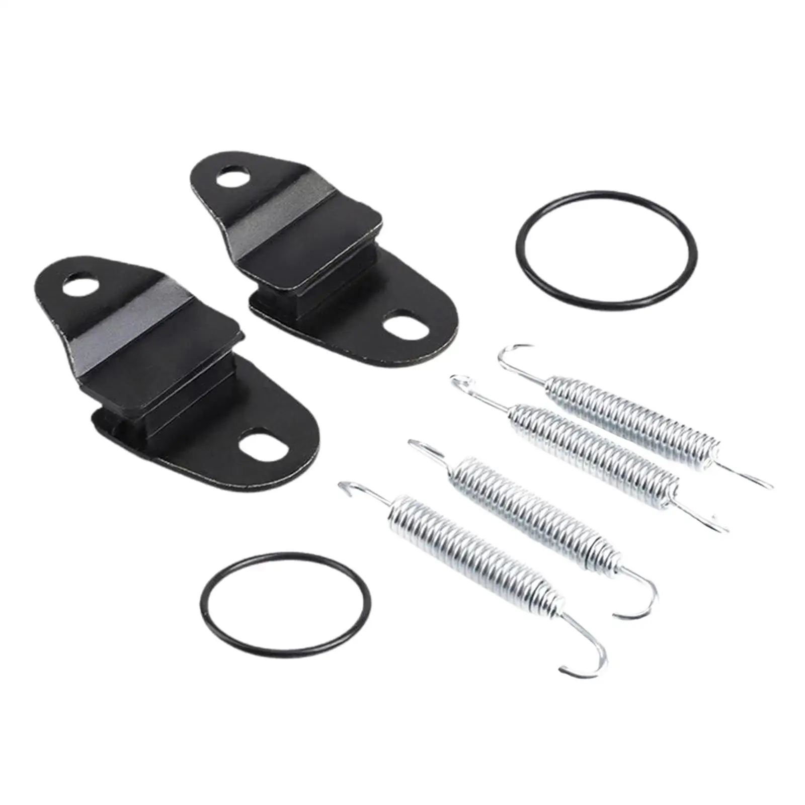 Durable Exhaust Muffler Bracket Kit with Spring&Washer 87-06