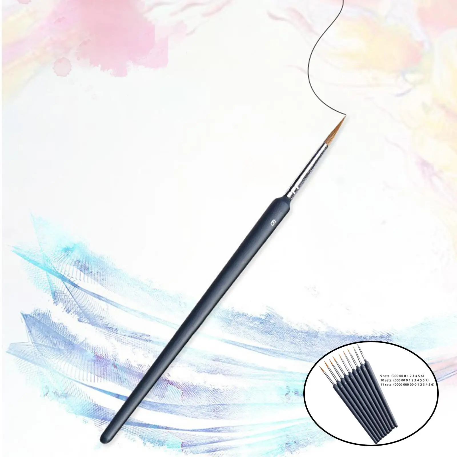 Professional Fine Painting  Detail Hobby Painting Paint Brush Surface Pen Repairing Fixing