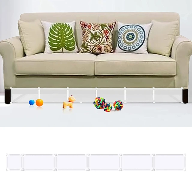 Under Couch Blocker Sectional Connectors For Sliding Sofas Stop Things  Going Under Sofa Couch Or Bed Easy To Install For Hard