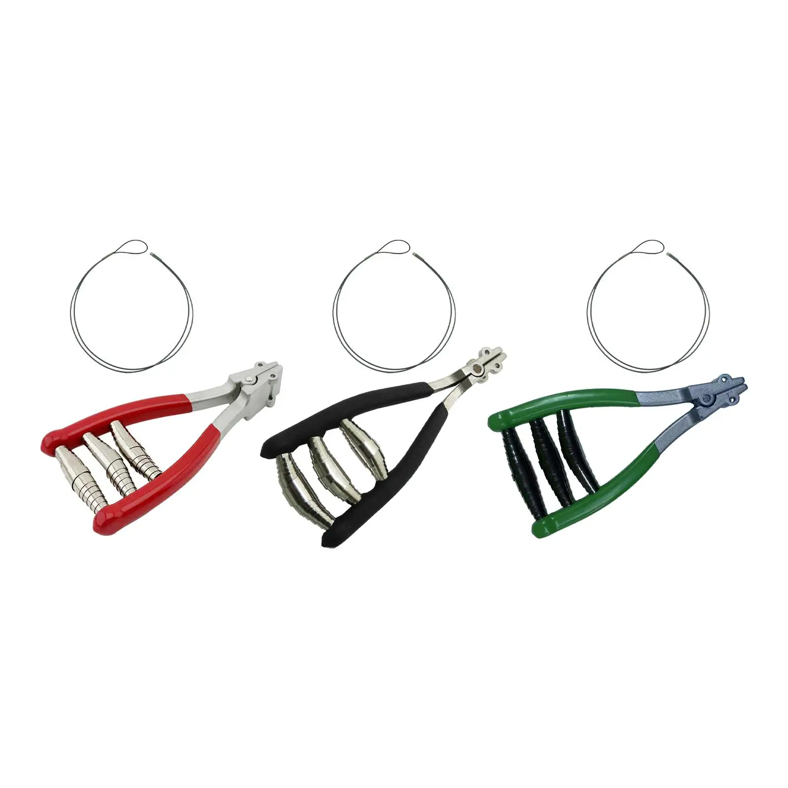 Sports Starting Clamp Badminton Stringing Clamp 3 Spring Alloy Manual Tennis Equipment for Tennis Racquet Badminton Racket