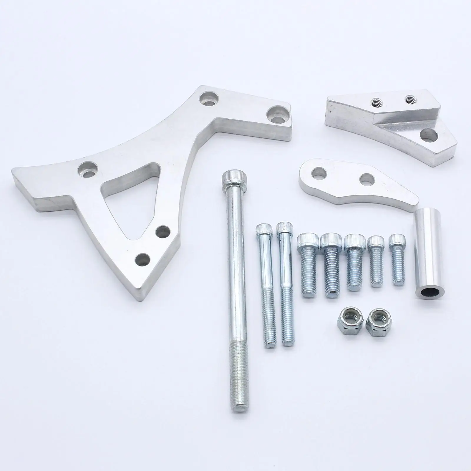 Alternator Bracket Mounting Kit, Accessories Aluminum Alloy /Side Mid Billet Engine Mount,  351C V8