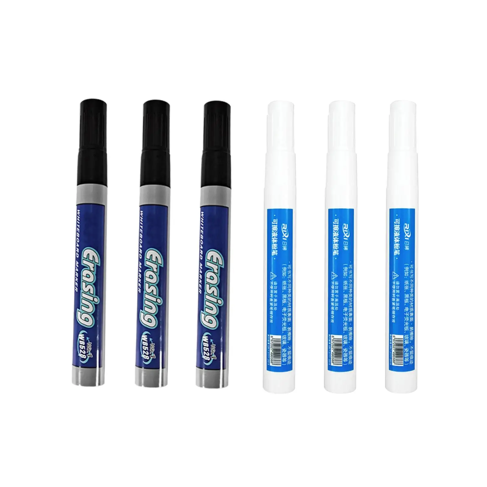 3Pcs Erasable Marker Pen Whiteboard Markers Dry Erase Pens Dry Erase Markers for Planning Whiteboard Paper Blackboard glass