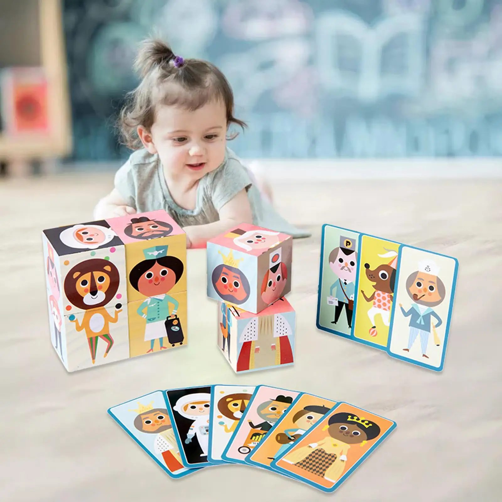Montessori Toys Logical Thinking Fine  Games for Travel Children