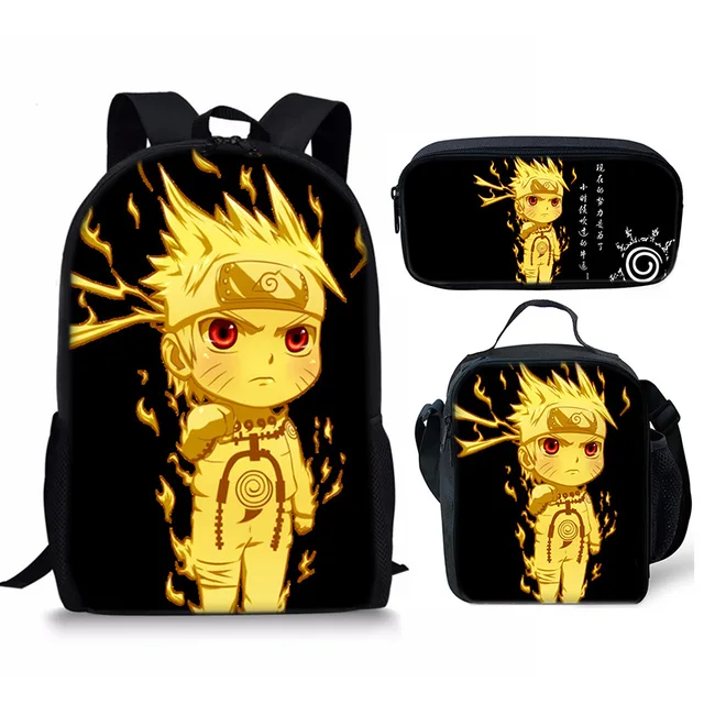 BJPERFMS Naruto backpack school, Naruto school bag, Naruto bag