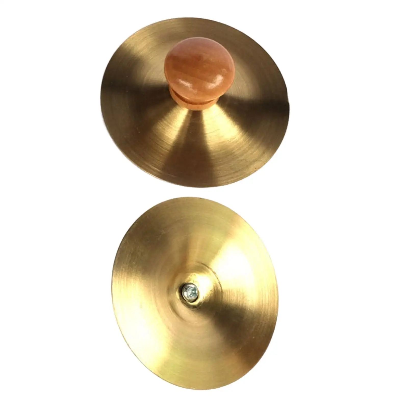 Finger Cymbals Kids Toy Developmental Early Learning Hand Eye Coordination Educational Copper Hand Cymbals for Children Gifts