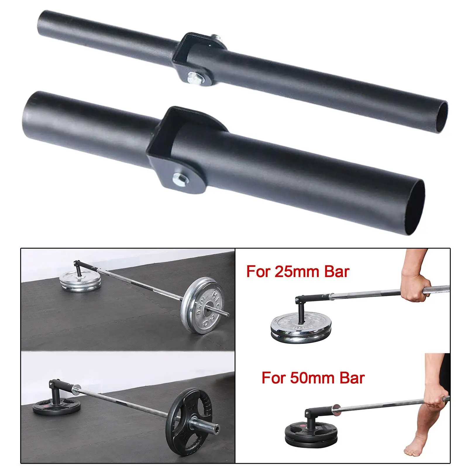 T Bar Row Plate Post Insert Landmine Barbell Attachment Weight Plate Holders Multifunctional Full 360 Swivel for Gym Exercises