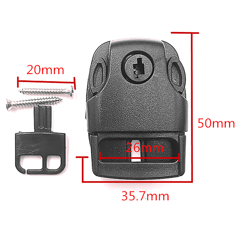 Description Picture 5 of itemSpa Hot Tub Cover Broken Latch Repair Kit Replacement Spa Cover Lock Slot Replacement Latches Clip With Keys And Hardwares