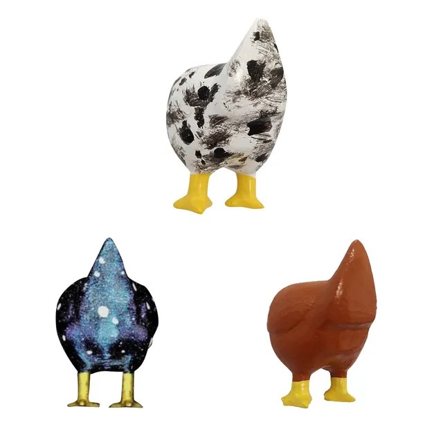 3 Pack Chicken Butt Magnet Refrigerator Magnetic Decorations