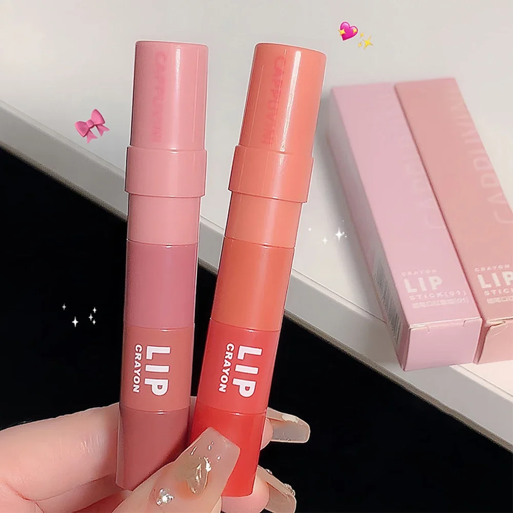 Best of Matte Lipstick Pen 4 Colors In 1 Nude Pink Matte Lip Gloss Waterproof Long Lasting Lipstick Pencil Lip Liner Pen Lip Makeup Set Reviews & Tips - Image 5