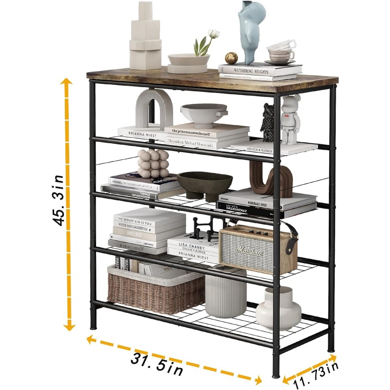 Title 6, Shoe Rack Organizer 5 Tier for Closet Entryway ...