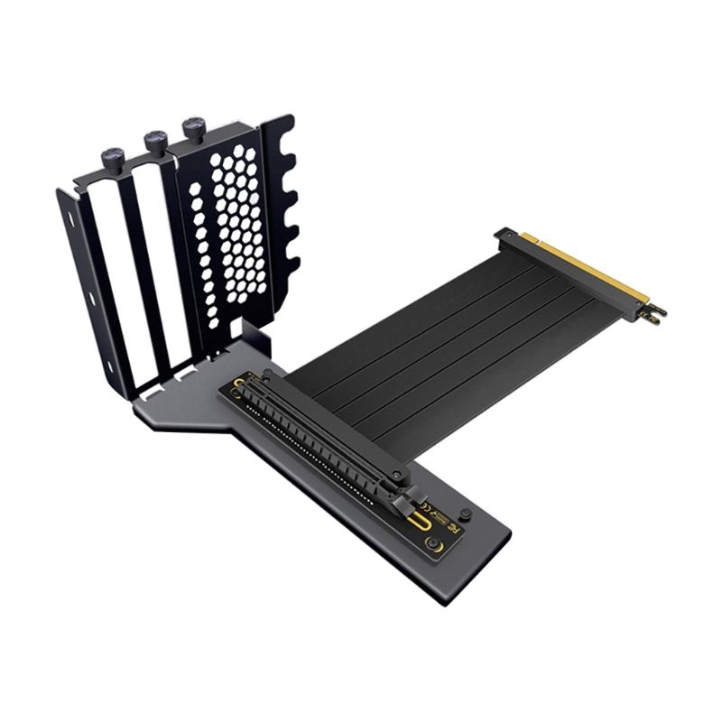 pcie support gpu vertical universel riser boîtier atx matx support direction carte graphique vga