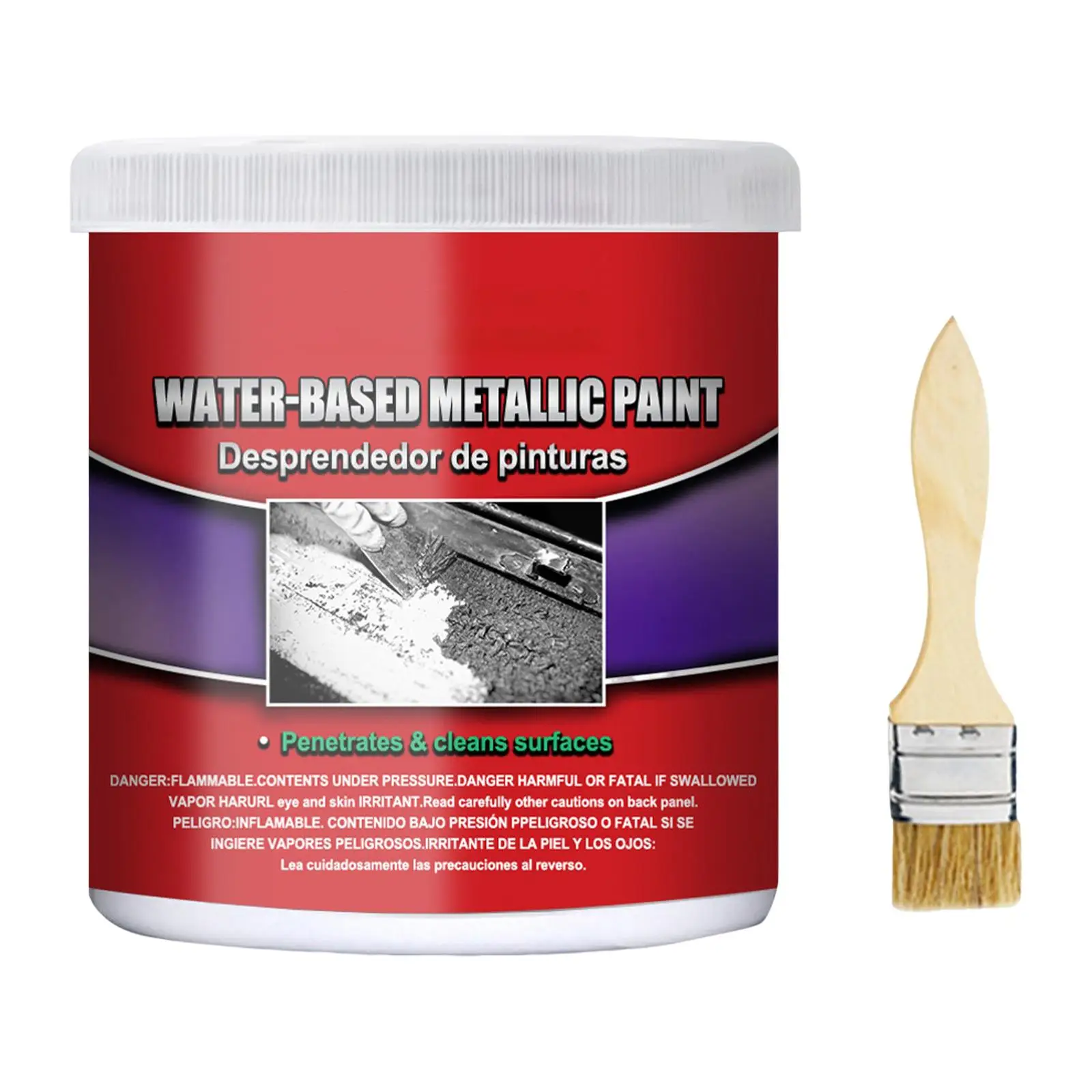 Metal Rust Remover Paint with Brush Metal Rust Paint for Aviation Automotive