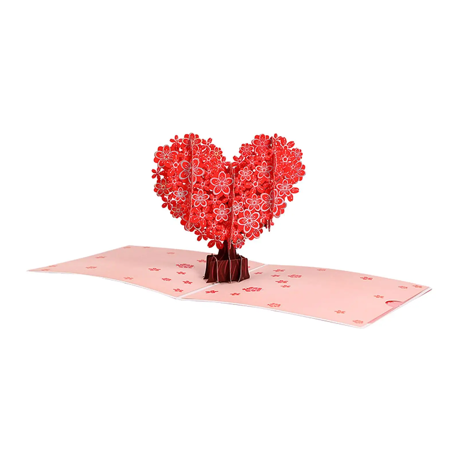 Valentine`s Day Cards Romantic Heart Tree Card for Wedding Mother`s Day