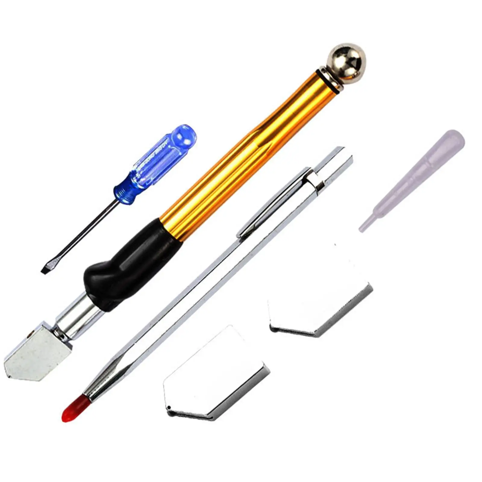 Glass Cutter Mirror Glass Breaker Manual Ceramic Easy to Glide Portable Glass Cutting Glass Cutting Tool Tile Glass Cutter