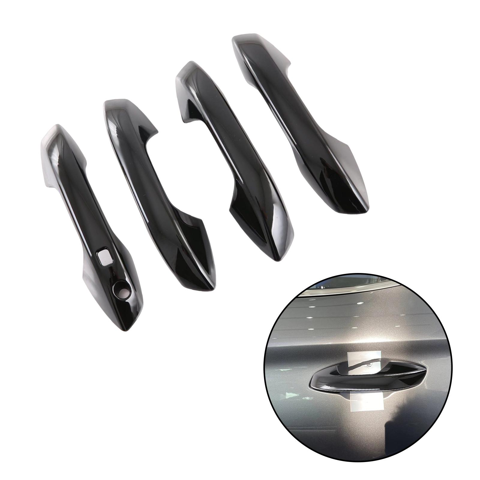 4x Auto Door Handle Protective Cover Trim Scratch Guard Spare Parts Replacement Car Accessories