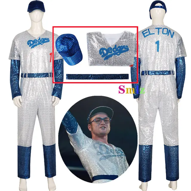 Film Rocketman Elton John Cosplay Costume Baseball Suit For Kids Adult -  AliExpress