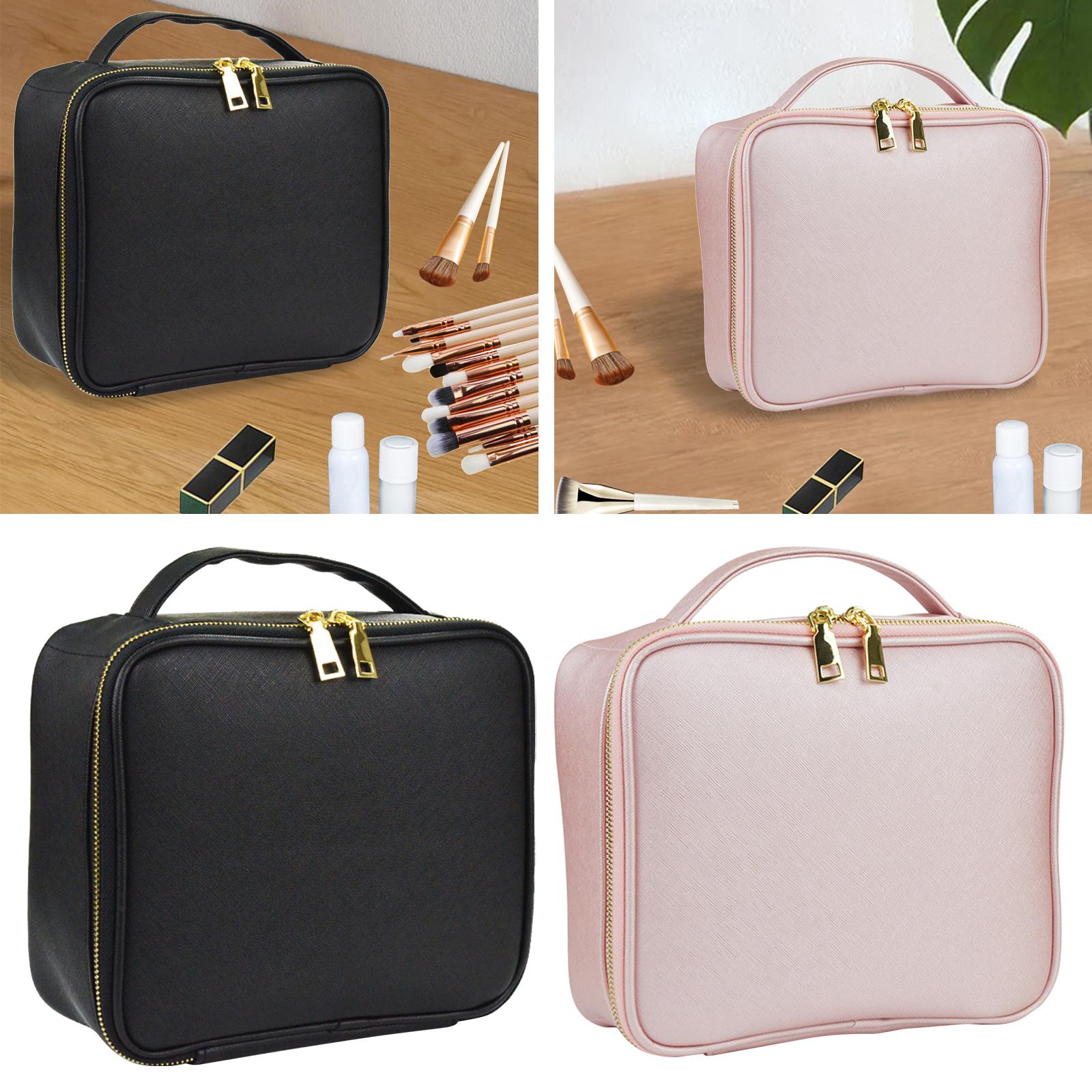 Travel Toiletry Case Storage Large Capacity Waterproof Container with Dividers Washable PU Portable for Toiletries Shampoo Women