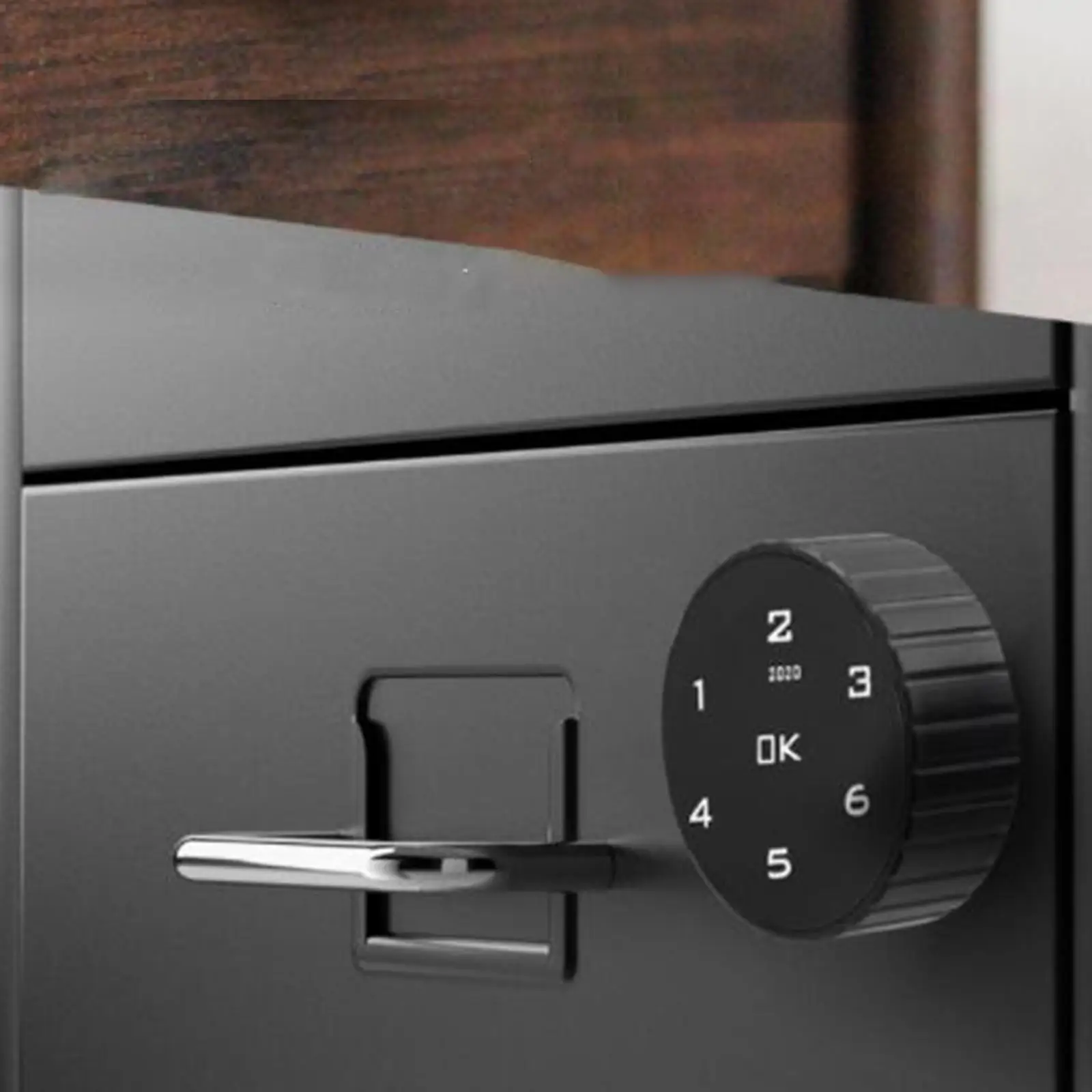 Chrome Zinc Alloy Digit Combination Password Lock Touch Screen  Lockers 5-13 Digit  Cabinet Drawer Drawer Easy to Install
