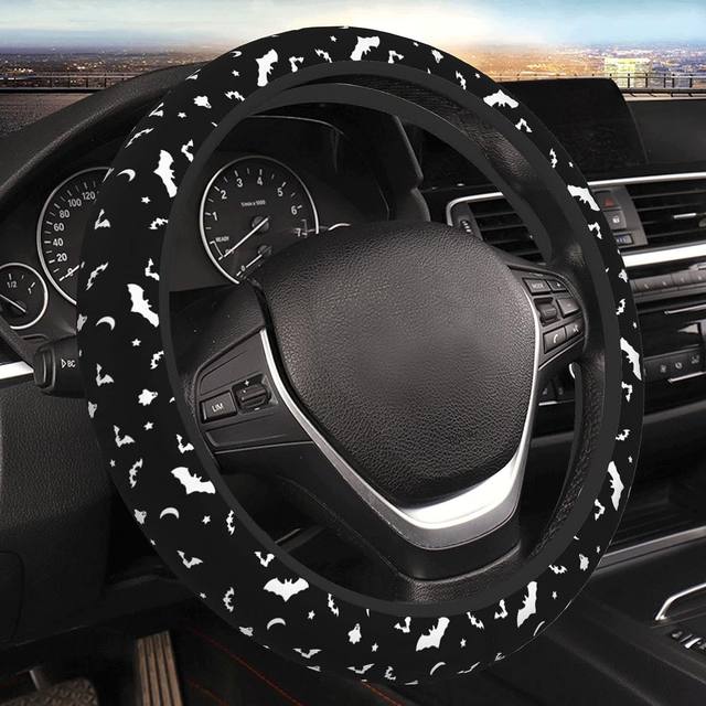 Bat steering wheel cover discount
