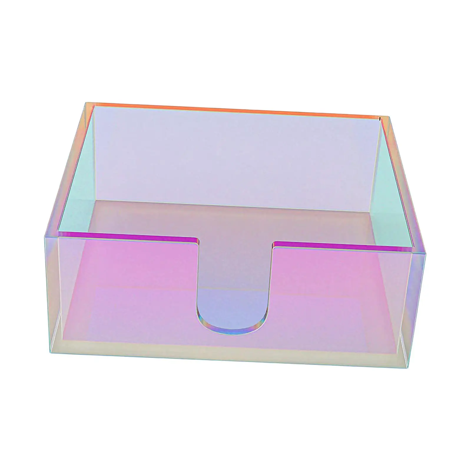 Elegant Paper Napkin Holder Case Iridescent Durable Creative Dispenser Container