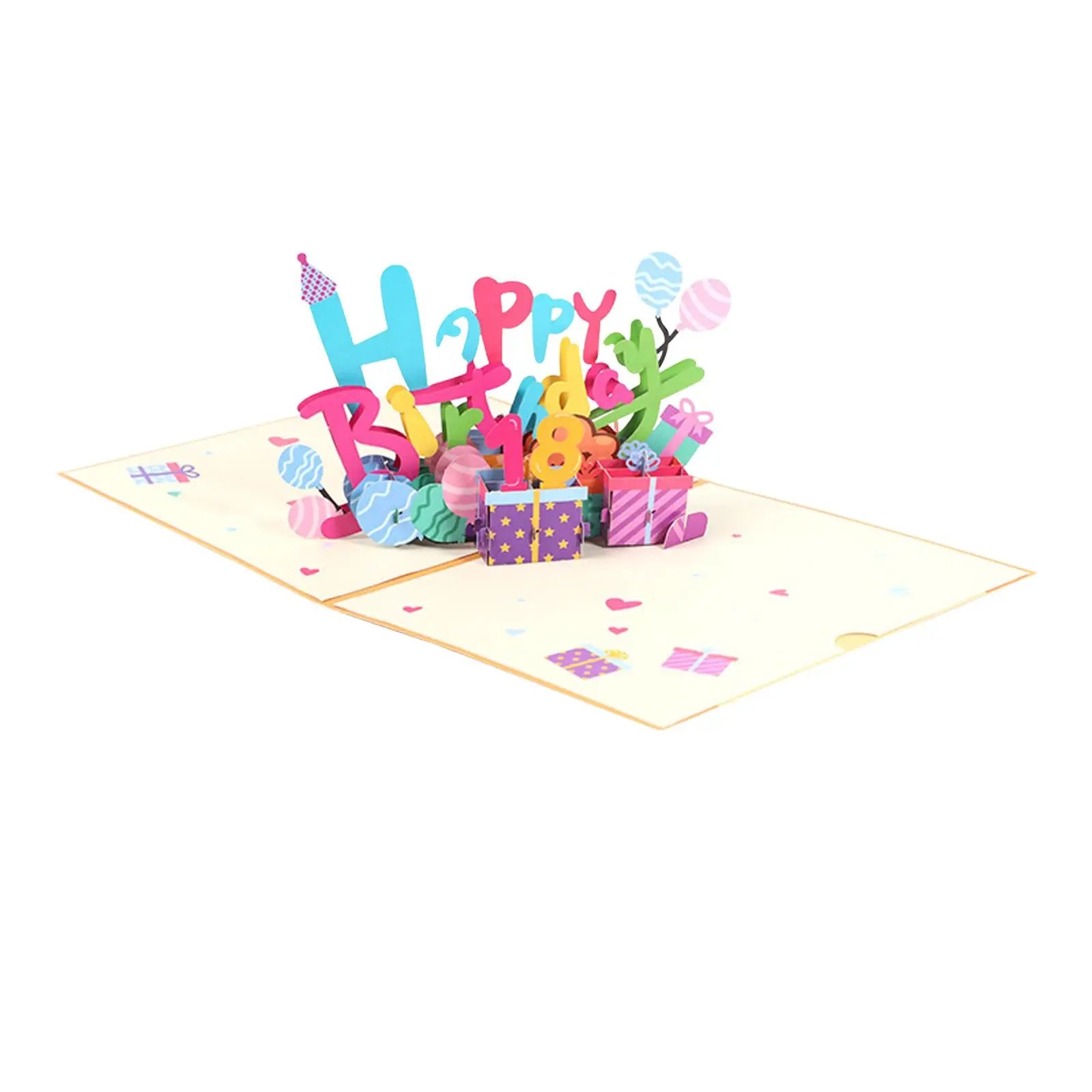 Happy Birthday Card Birthday Greeting Cards for Adult and Kid, Pop up Birthday Cards Happy Birthday Pop up Card with Note Card