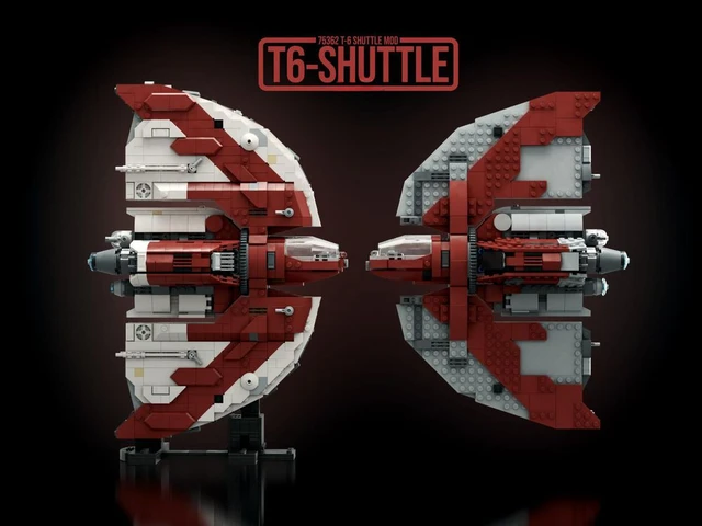 Acrylic Display Stand for LEGO Ahsoka Tano's T-6 Jedi Shuttle