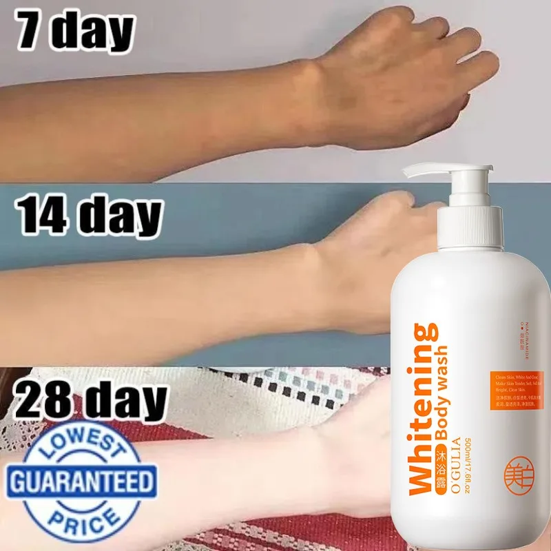 Best of 500ml Whitening Body Wash Long-Term Skin Whitening Moisturizing Body Care Shower Gel Reviews & Tips