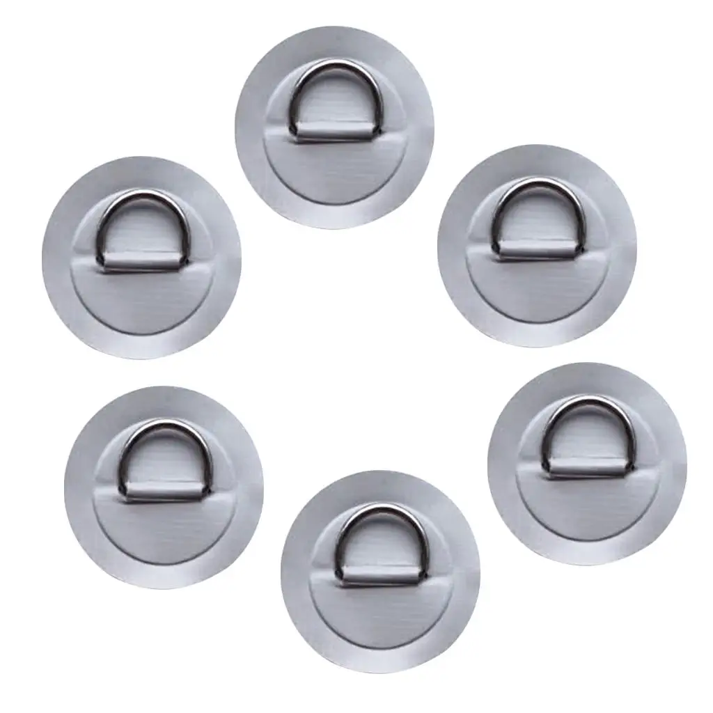 6pcs Inflatable Boat D- Pad/ Patch 6 Stainless  PVC Materials