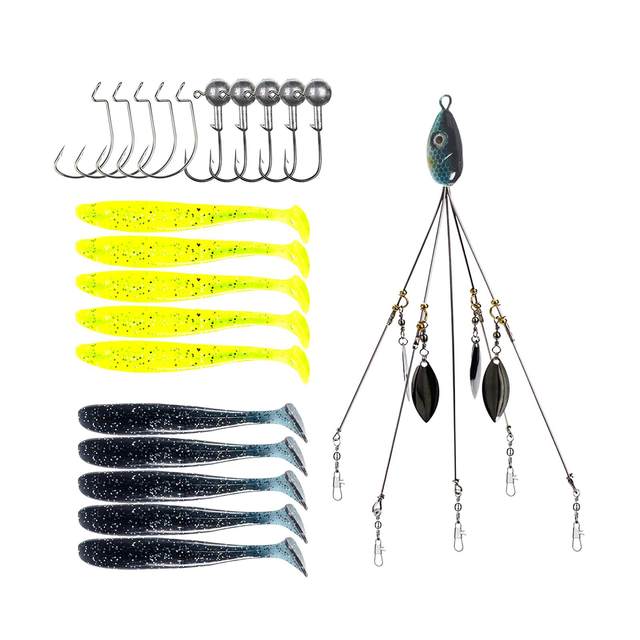 Saltwater Bama Rig Surf Fishing Rod And Reel Combo Arms