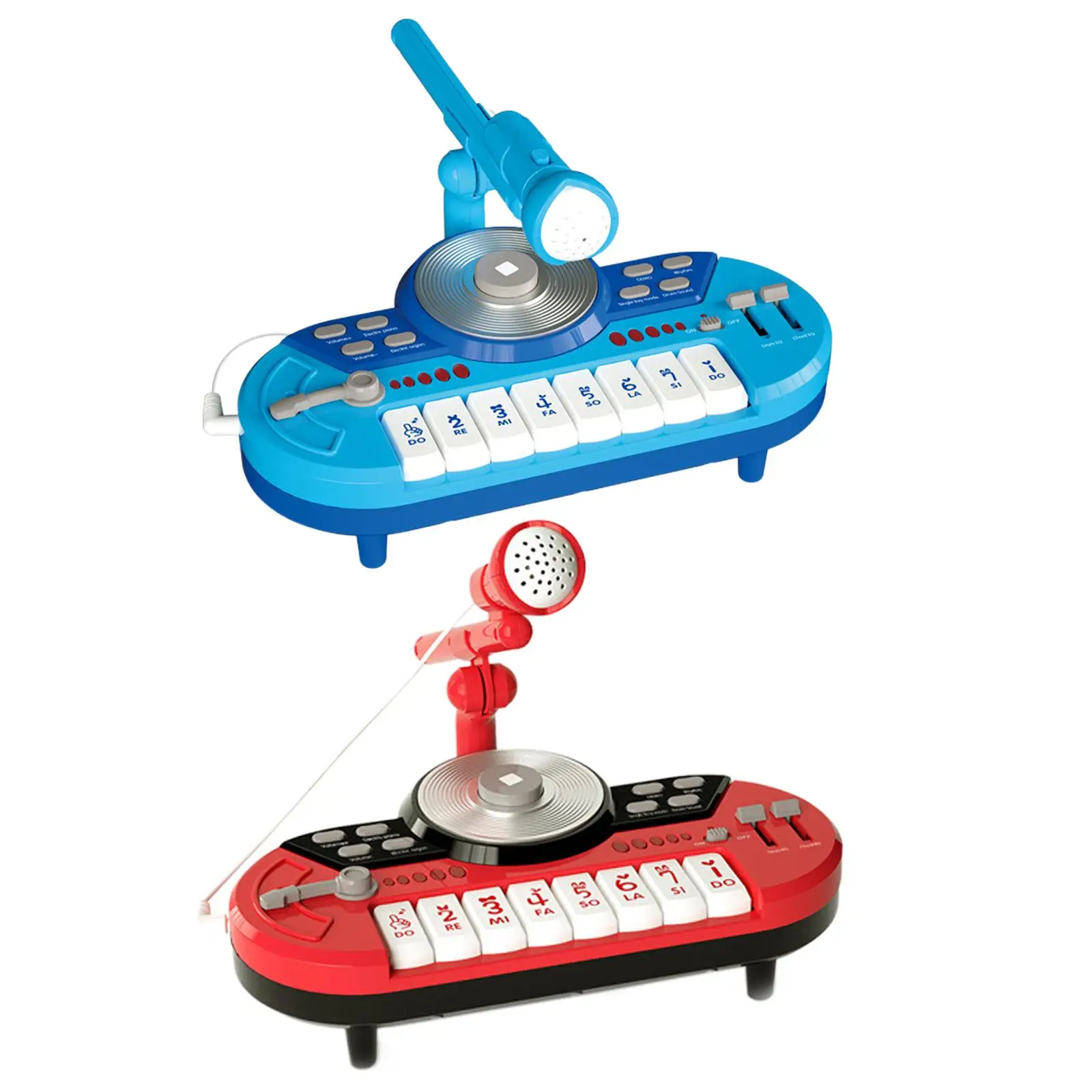 Musical Piano Toy Musical Educational 8 Key DJ Party Mixer Toy for Kids Children