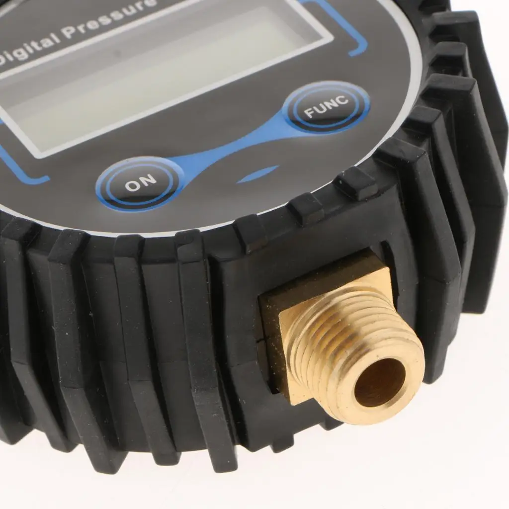 200PSI Digital Tire Inflator  with And Quick Connector Plug Black