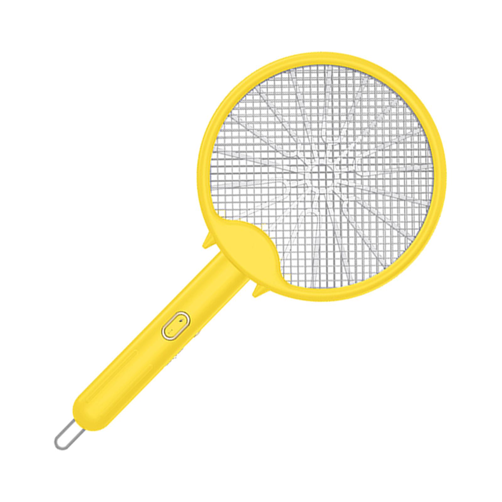 Mosquito Zapper Racket Fly Swatter Repellent Lamp Electric Mosquito Racket Folding Rechargeable for Bedroom Patio Office Kitchen