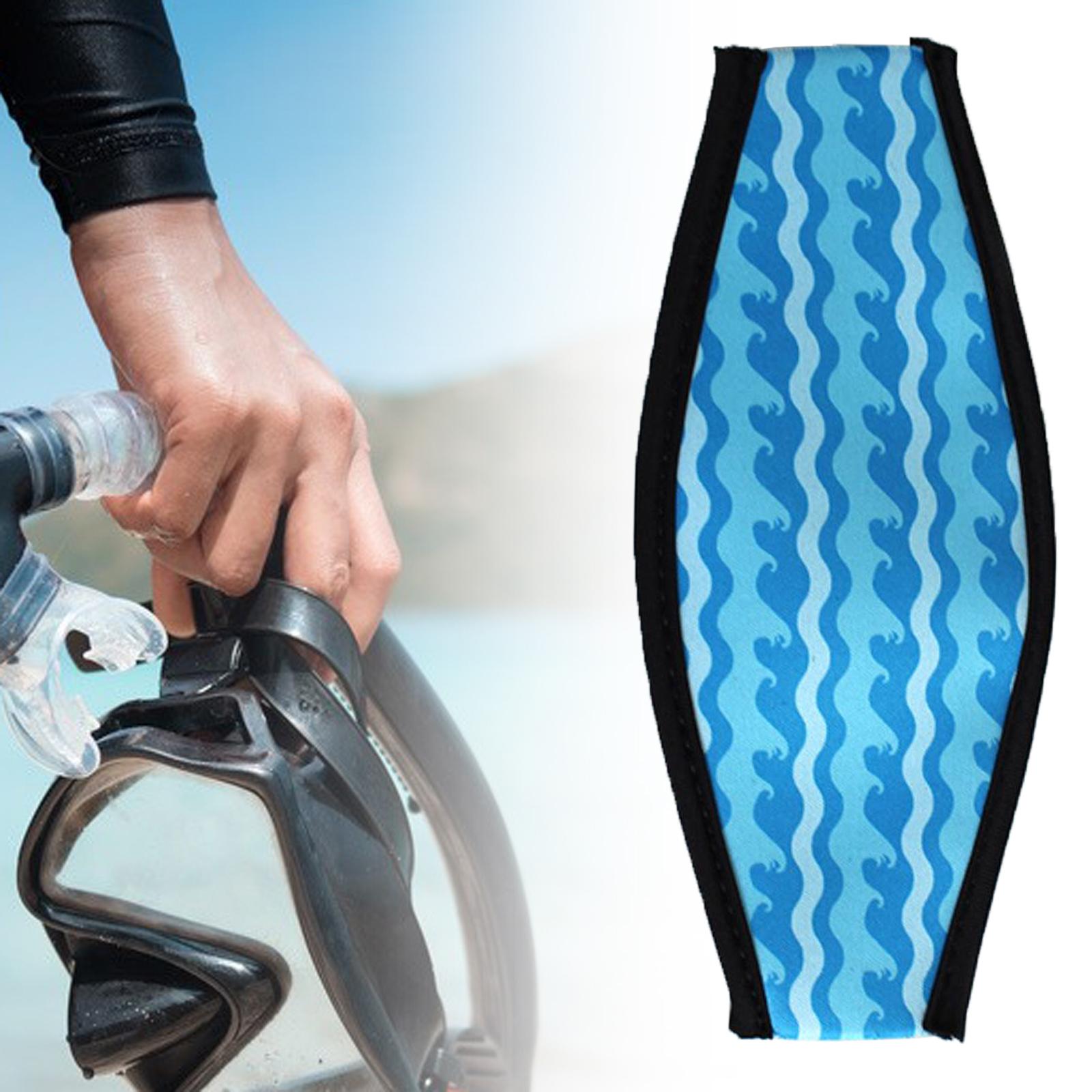 Description Picture 5 of itemNeoprene Scuba Diving Snorkeling Mask Strap Cover Comfort Padded Protection Hair Wrap Gear Accessories Diving Masks Head Strap