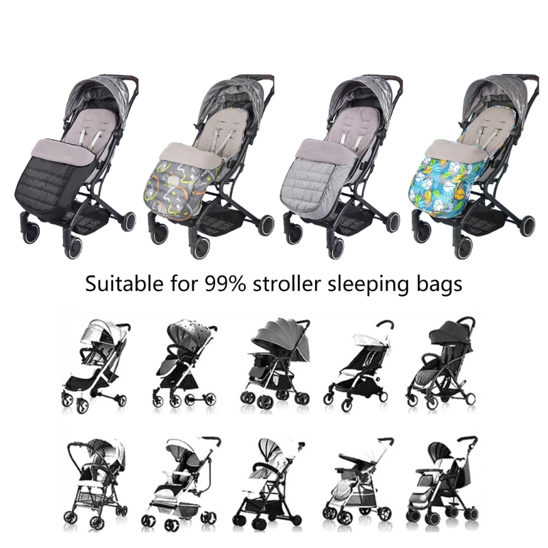 Baby Kinderwagen Fußsack Winter Warme Warenkorb Sitzkissen Universal Kinderwagen Schlafsack Wasserdicht Outdoor Essential A2UB – Detail 2