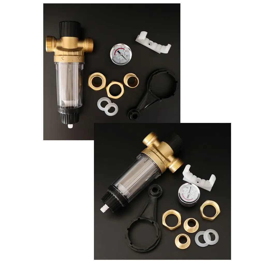 Water Prefilter System, Pre-Filter Household Water  Household Water Filter Pipes Whole Central Descaling, 2 Sizes Available