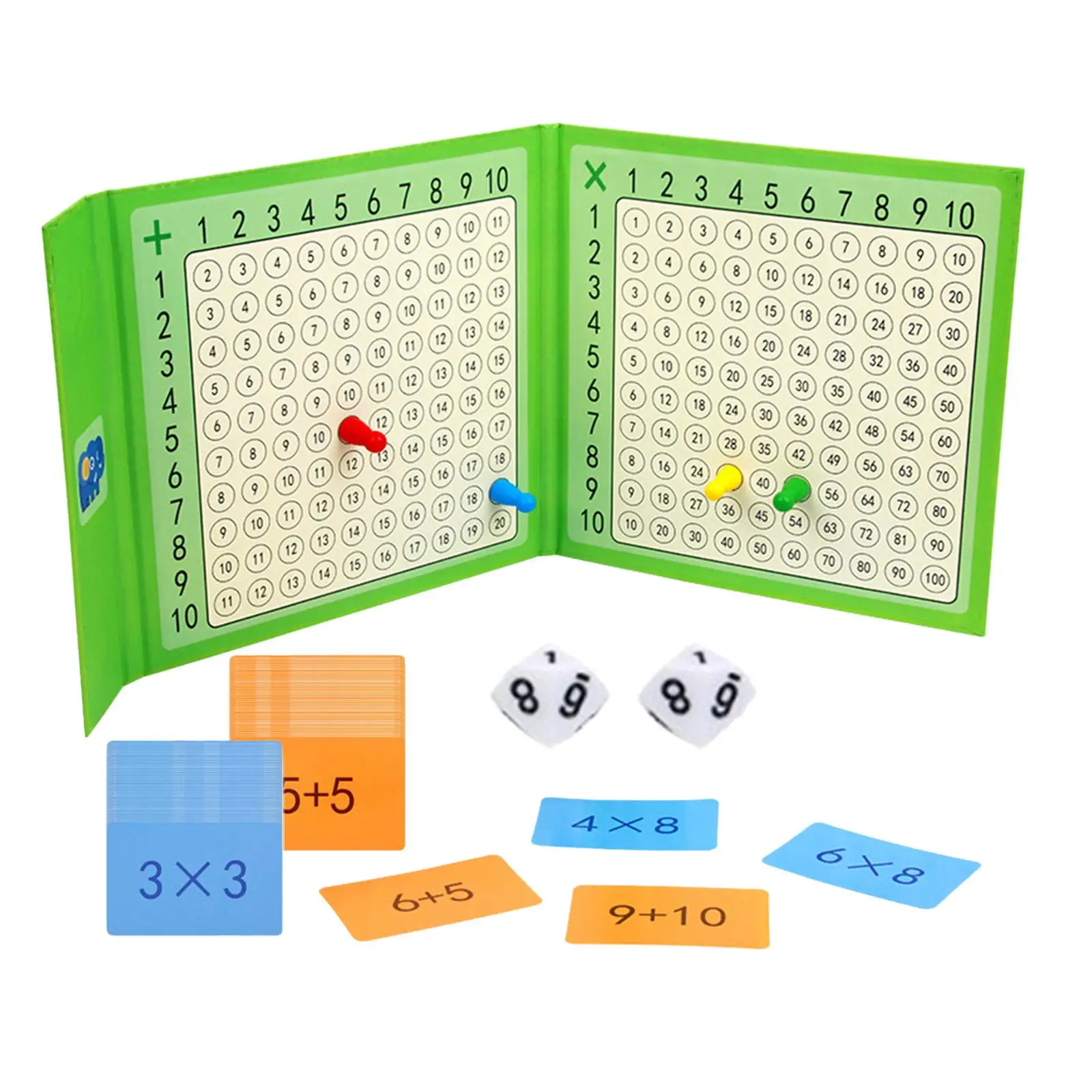 Addition Exercise Board Game Multiplication Division Board Early Learning Toys for Children Toddlers Birthday Gifts