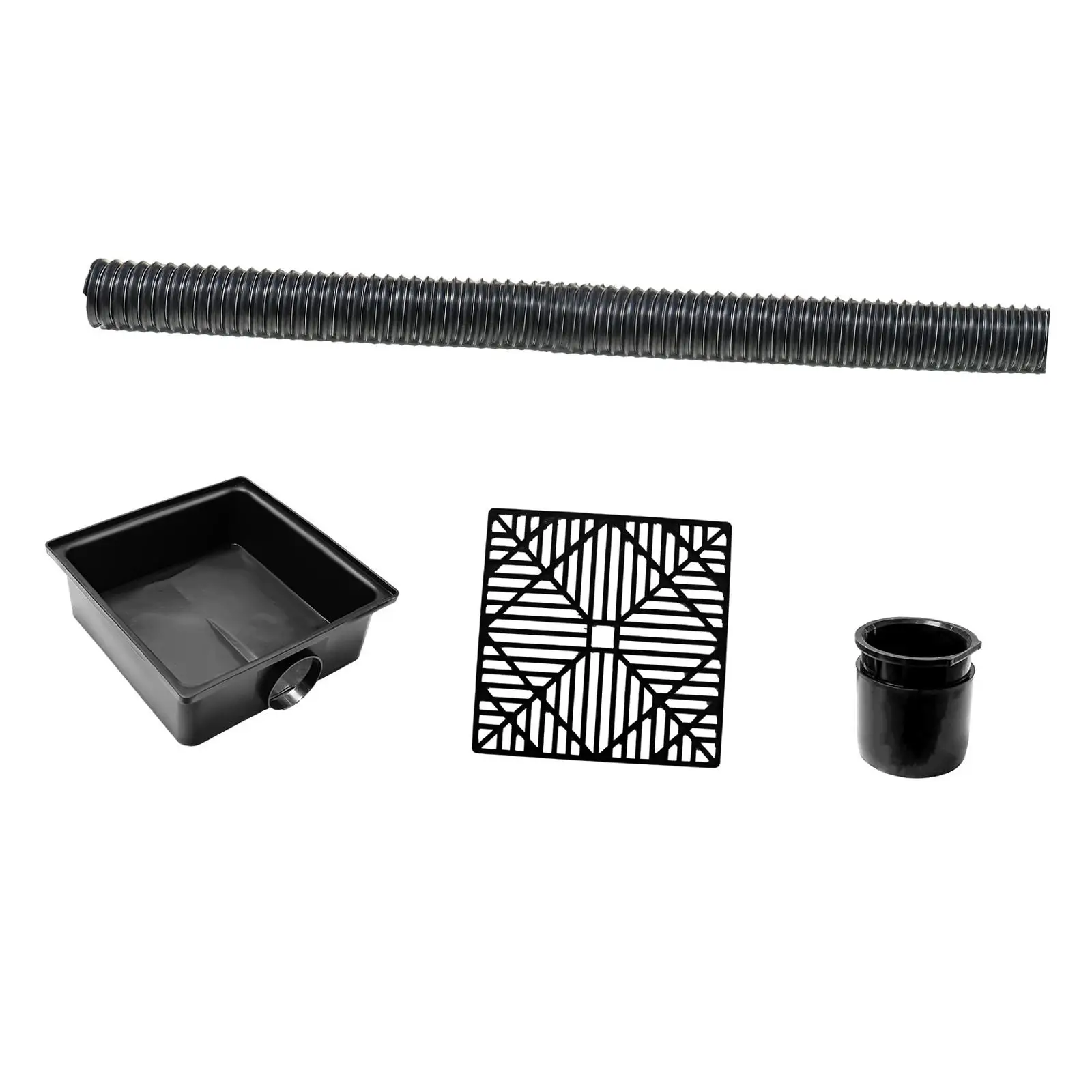 Catch Basin Downspout Extension Kit Rainwater Diverter Flexible Pipe Upgraded