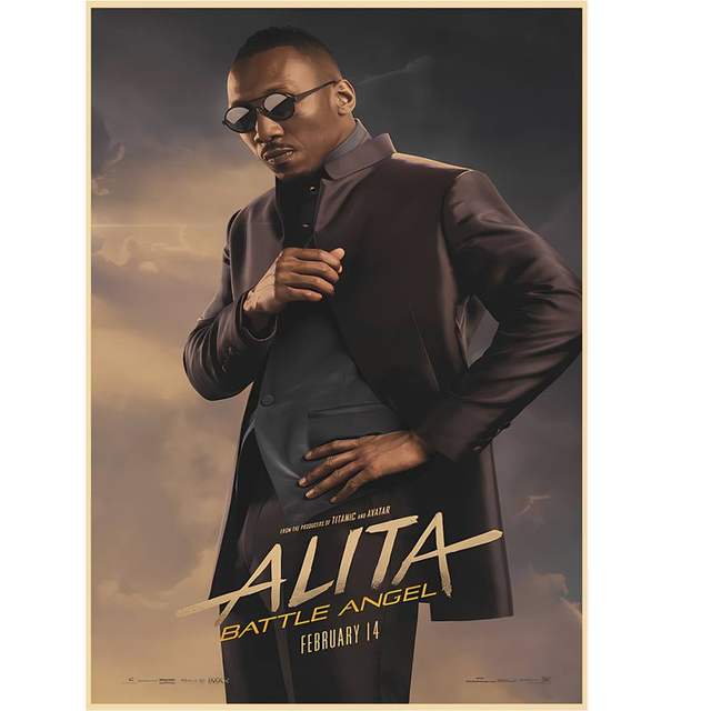 The jacket collar captain worn by Ali Mahershala aka Vector in Alita :  Battle Angel on the shooting of the film | Spotern