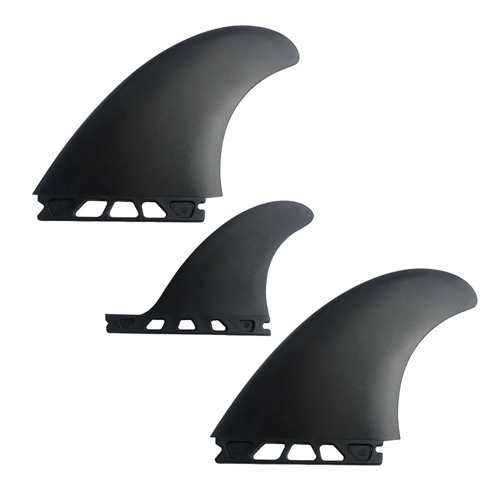 3x Surfing Fin Detachable Quick Release Surfboard Fins Accessory